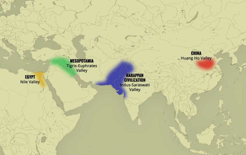 世界四大文明 古代四大文明とは 地図付きで比較 共通点や場所までも確認してみよう 世界雑学ノート