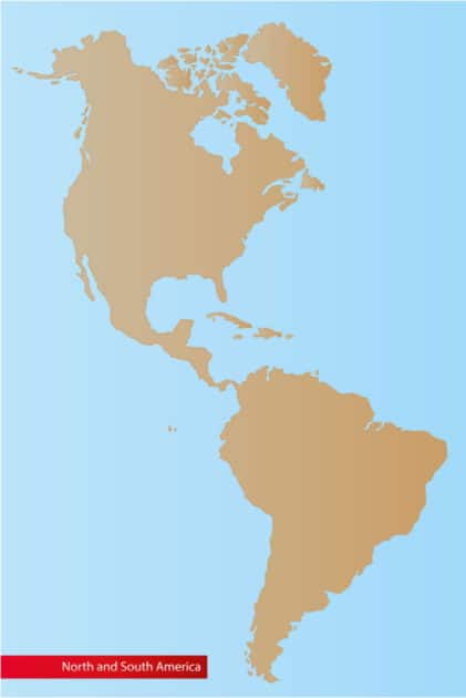 地図 北 アメリカ