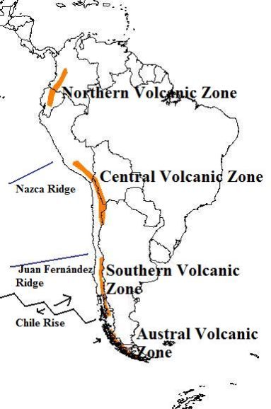 アンデス山脈 地図や動物など南米に在る世界最長の山脈に関する知識 世界雑学ノート