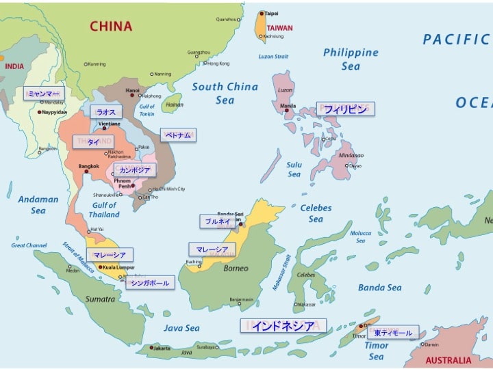 東南アジアの国一覧｜地図・人口規模・各国の解説付き | 世界雑学ノート